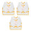 6Pièces Bavoirs Bébé Longues Polyester , Protection Repas 10