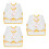 6Pièces Bavoirs Bébé Longues Polyester , Protection Repas 11