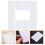 50 Pièces Stickers Base Bougie Mousse Blanche Auto-Adhésive 3
