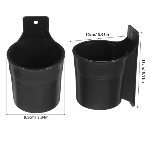 4Pièces Support Bouteille Noir Pour Rangement Extérieur 1