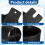 4Pièces Support Bouteille Noir Pour Rangement Extérieur 6