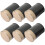 12Pcs Black Tin Tea Canisters Loose Leaf Tea Storage Organizer 2