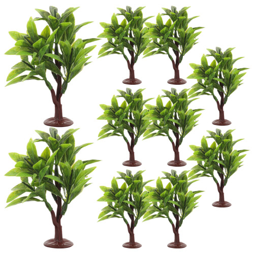 20Pcs Realistic Artificial Mini Trees Plastic for Home and Craft 1