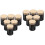 12Pcs Black Tin Tea Canisters Loose Leaf Tea Storage Organizer 5