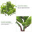 20Pcs Realistic Artificial Mini Trees Plastic for Home and Craft 10