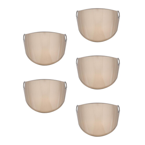 5Pcs Universal Motorcycle Visor Lens Pet Windshield Protection 2