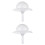 2 Sets Boeketvorm Bloemdecoraties Bruiloftaccessoires 4