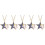 5St Donkerblauwe Unicorn Kettingen 11