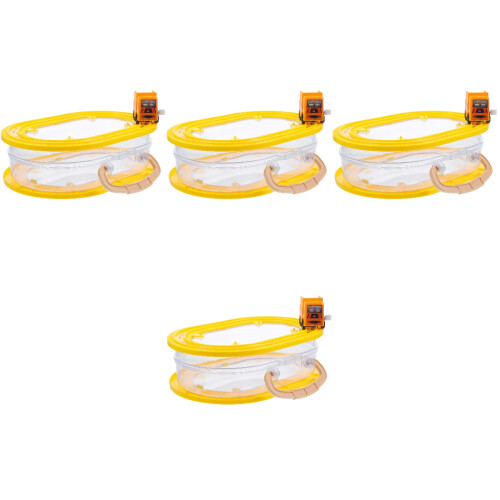 4Pièces Boîtes Transparentes Multiusage Voitures Miniatures Jouet 2