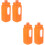 4Pièces Jerrican 2.5 Gallons Bouchons 5