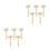 10Pcs Durable Wooden Mushroom Rollers Khaki DIY Printing Tool 4