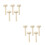 10Pcs Durable Wooden Mushroom Rollers Khaki DIY Printing Tool 7