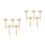 10Pcs Durable Wooden Mushroom Rollers Khaki DIY Printing Tool 9