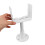 Height Adjustable Steel Radiator Floor Support Bracket in White 4