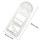 1Ensemble Outil De Mesure Plastique Pour Et 2