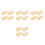 16Pcs Durable Wooden Fish Tank Airstones Air Bubble Diffuser Accessory 7