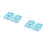 4Pcs Multipurpose Blue Mesh Hanging Storage Bags for Bathroom Kitchen 9