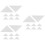 24Pcs White Plastic Foosball Table Corner Protectors Triangle Cushions 7
