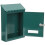2Pcs Green Iron Wall Mount Mailbox Durable Locking Outdoor Letter Box 2