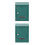 2Pcs Green Iron Wall Mount Mailbox Durable Locking Outdoor Letter Box 9