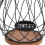 3Pcs Iron Coffee Bars Accessory Storage Basket with Elegant Design 6