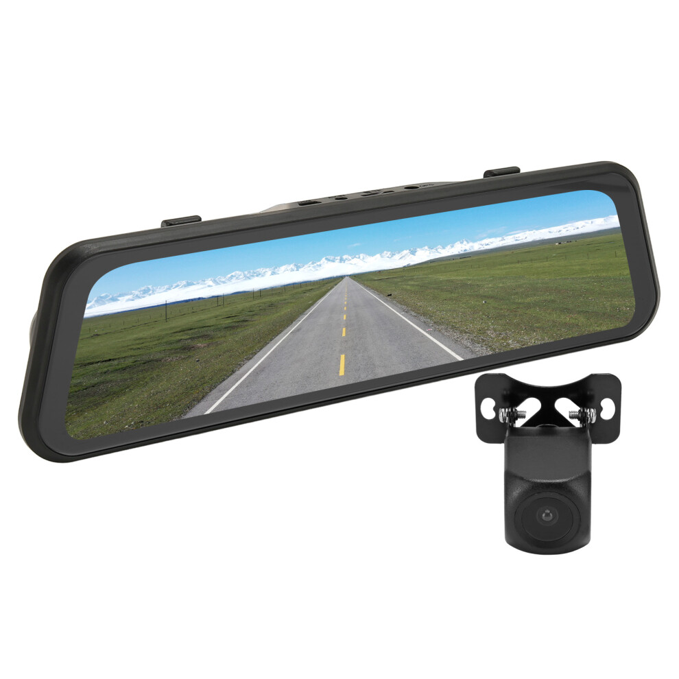 9.66In Full Hd 1080P Mirror Dash Cam 32Gb Black 3001393543294