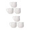 6Pcs White Mini Milk Jug Ceramic Sauce Container with Handle for Home 5