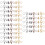 3Ensembles Kit DIY Alliage Avec Fermoirs Anneaux Assortis 8