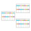 3Pièces Tableau Adhésif Effaçable Usage Scolaire 11