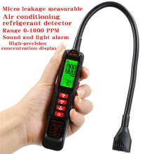 ZLLJMETER Detector de Vazamento de Refrigeração Ar Condicionado Refrigerante Detecção de Flúor Nariz de Cachorro Carro Geladeira Vazamento Finder