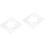 2St Transparante Acryl Quilten Mal Stervorm DIY Naaien Patchwork Tool 6