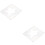 2St Transparante Acryl Quilten Mal Stervorm DIY Naaien Patchwork Tool 7