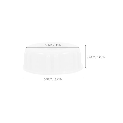 20Pcs White Plastic Water Tank Covers Durable Leak Proof Storage Lids 1