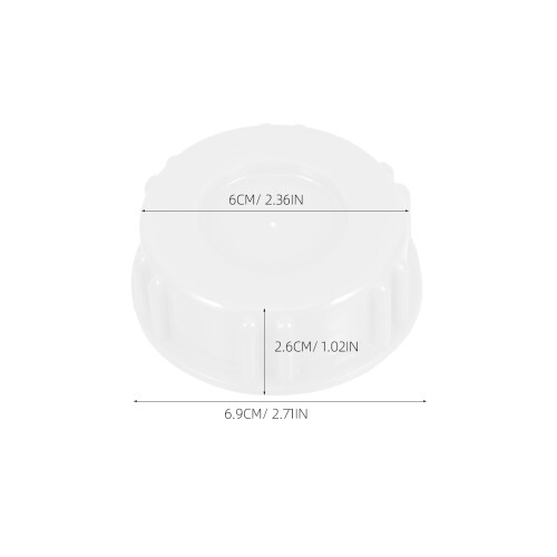 20Pcs White Plastic Water Tank Covers Durable Leak Proof Storage Lids 2