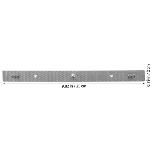 2Pcs Portable Silver Metal Animation Peg Bar Positioning Ruler Tool 1