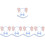 5Sets Sky-Blue Elephant Ears Headband Tail Bow Tie Costume Kit 7