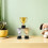 12St Mini Trofeeën Set Plastic Kleine Prijs Bekers 6