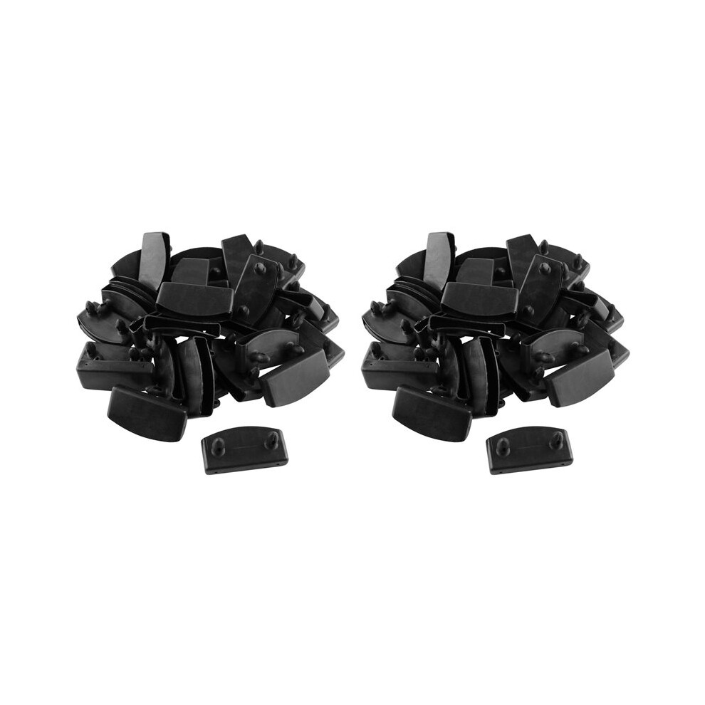 80Pcs 57X9mm Plastic Bed Slat End Caps Holders Plastic Connector Furniture Accessories For Holding Securing Wooden Slats 4712778260963