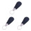 3Pièces Couteau À Chaussures Cuir PU Noir Voyage Durable 3