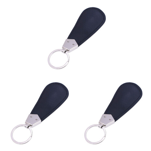 3Pièces Couteau À Chaussures Cuir PU Noir Voyage Durable 2