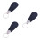 3Pièces Couteau À Chaussures Cuir PU Noir Voyage Durable 7
