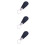 3Pièces Couteau À Chaussures Cuir PU Noir Voyage Durable 8