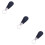 3Pièces Couteau À Chaussures Cuir PU Noir Voyage Durable 9