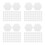 2000Pcs Lightweight Paper Patchwork Hexagon Templates for Craft Sewing 6