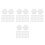 2000Pcs Lightweight Paper Patchwork Hexagon Templates for Craft Sewing 8