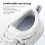 2Paires Sneakers Blanches En PU Épais Mode Décontracté 9