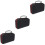 3Pièces Rigide Clavier Noir, Protection Étanche, Portable 6