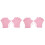 2Paires De Natation Ajustables En Silicone Rose Pour 3