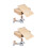 40Pièces De Frappes Karate Portable Bois Pro 10