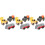 3Ensembles Ensemble Véhicules Construction Enfants Jouet Éducatif Plastique 5